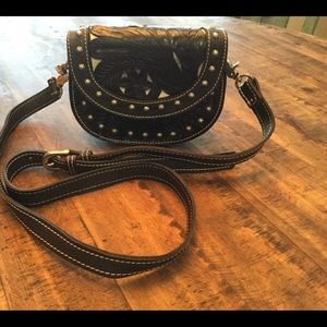 Western purse dark brown